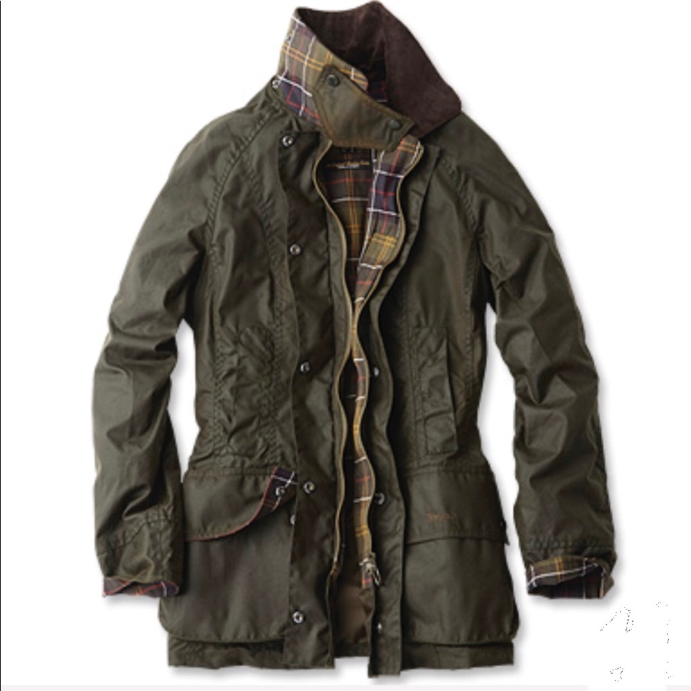 Barbour Classic Beadnell Wax Jacket Dark Olive